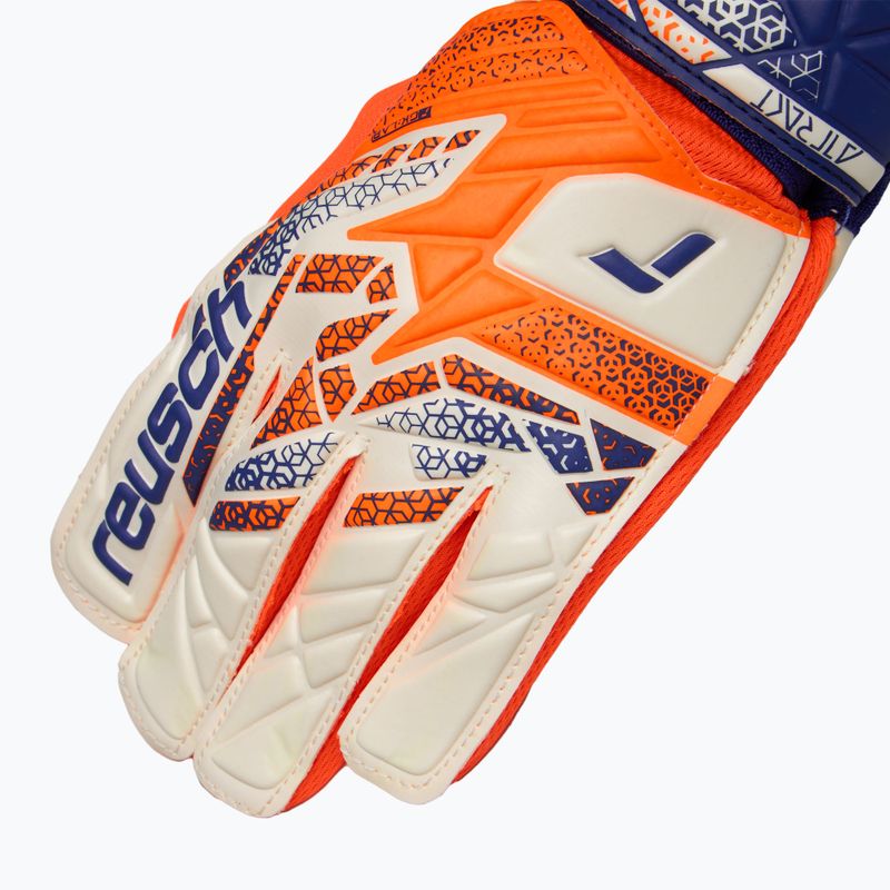 Mănuși de portar pentru copii Reusch Attrakt Starter Solid Junior shocking orange/energize blue 4