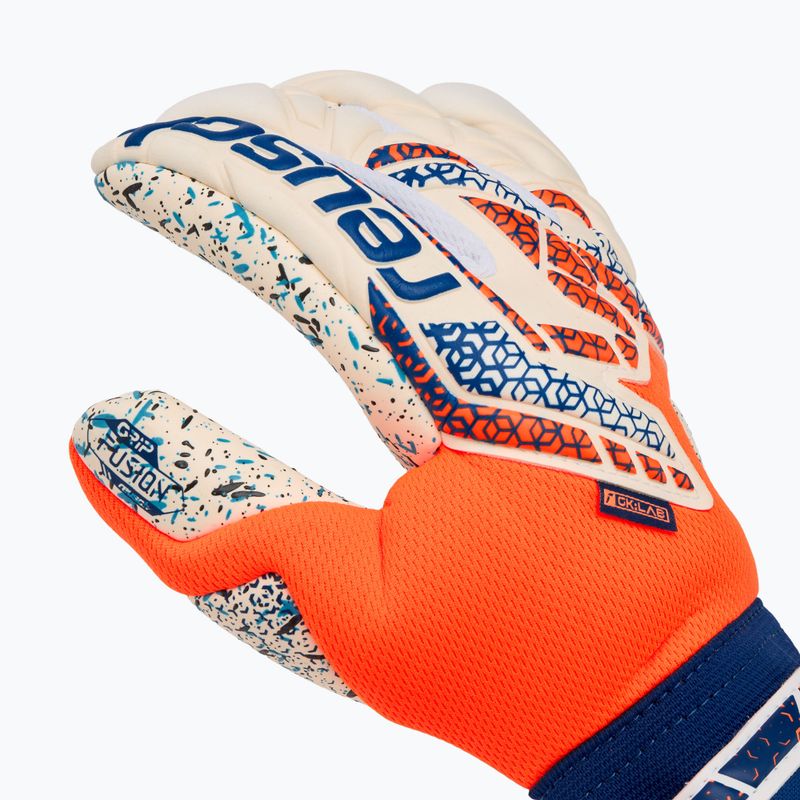 Mănuși de portar  Reusch Attrakt Fusion shocking orange/energize blue 4