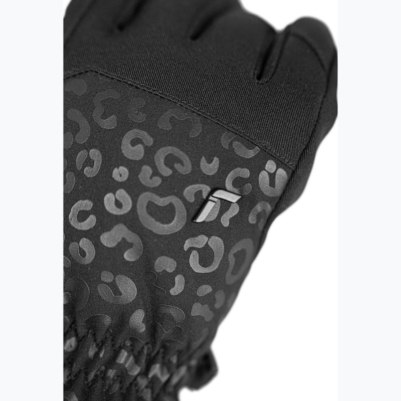 Mănuși de schi pentru femei Reusch Keira R-Tex XT black/black leopard 6