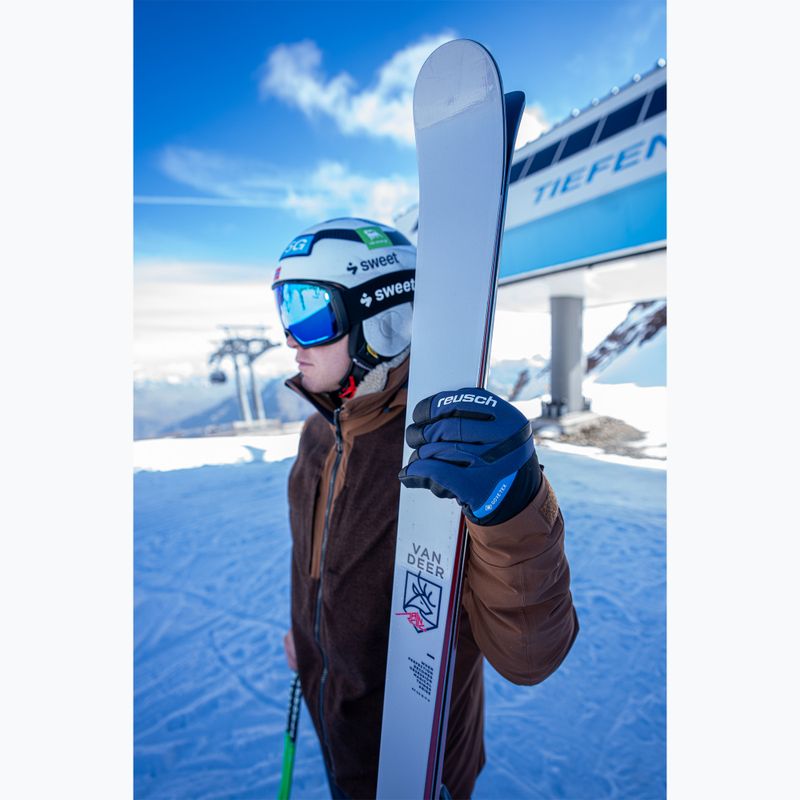 Mănuși de schi pentru bărbați Reusch Booster Gore-Tex black/dress blue 10
