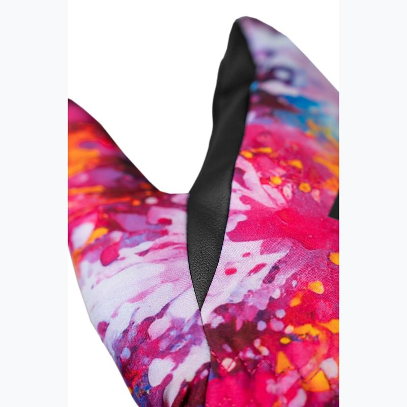 Mănuși de schi pentru copii Reusch Carter R-Tex XT Junior mănuși tip mufă black/multicolor snowflake 7