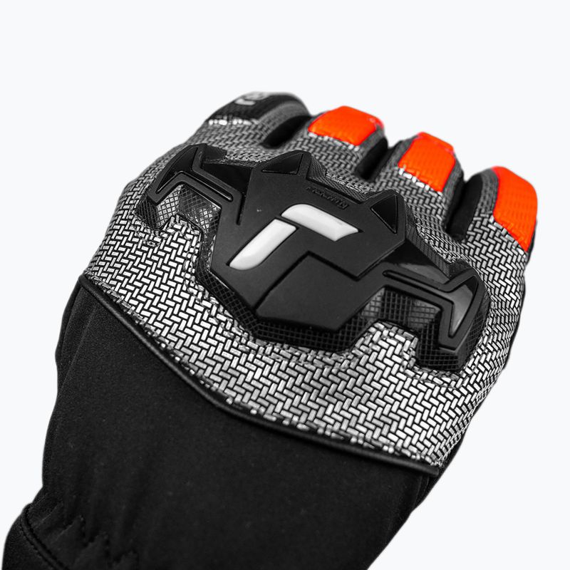 Mănuși de schi pentru bărbați Reusch Worldcup Warrior R-Tex XT black/silver/fluo red 7