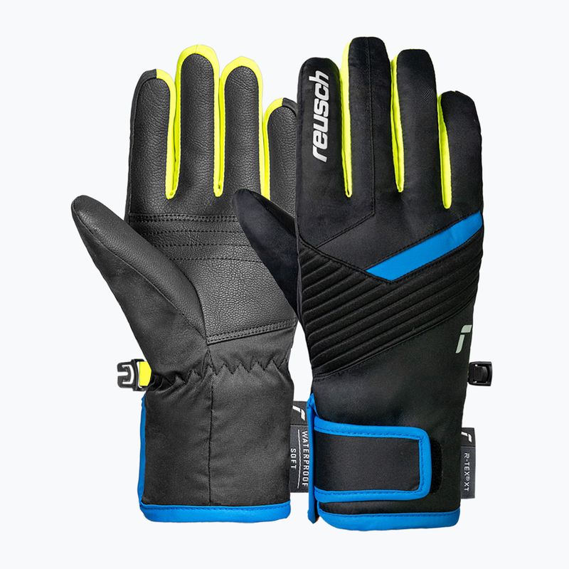 Mănuși de schi pentru copii Reusch Dan R-Tex XT Junior black/brilliant blue/safety yellow 2