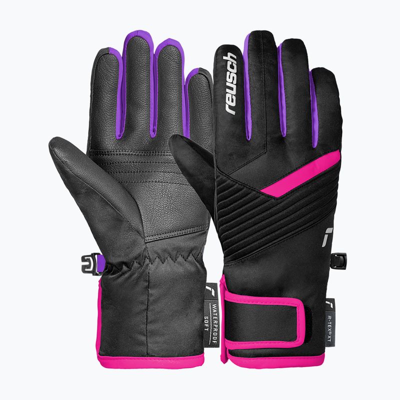 Mănuși de schi pentru copii Reusch Dan R-Tex XT Junior black/pink glo 2