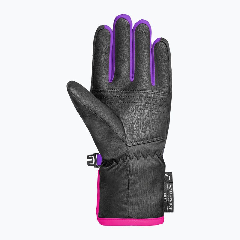 Mănuși de schi pentru copii Reusch Dan R-Tex XT Junior black/pink glo 4