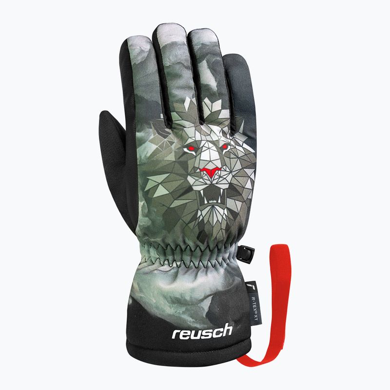Mănuși de schi pentru copii Reusch Carter R-Tex XT blck/silver/fluo red 2