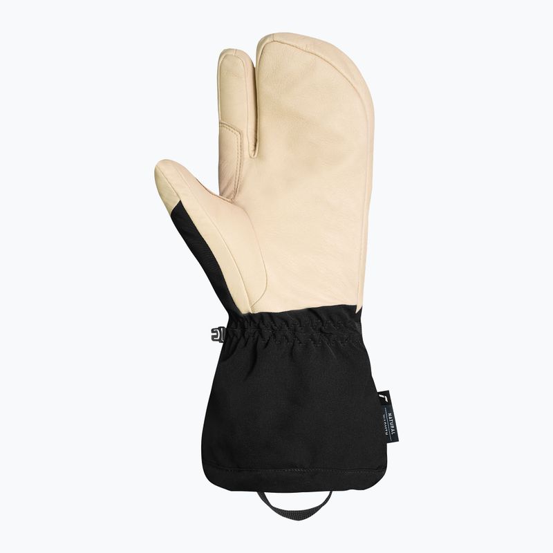 Mănuși de schi pentru bărbați Reusch Duality R-Wool Lobster tan/black 4