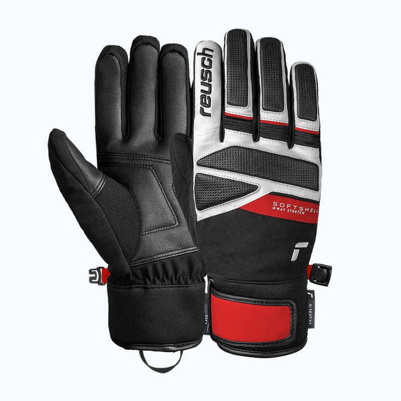 Mănuși de schi pentru bărbați  Reusch Thunder R-Tex XT black/white/fire red 2