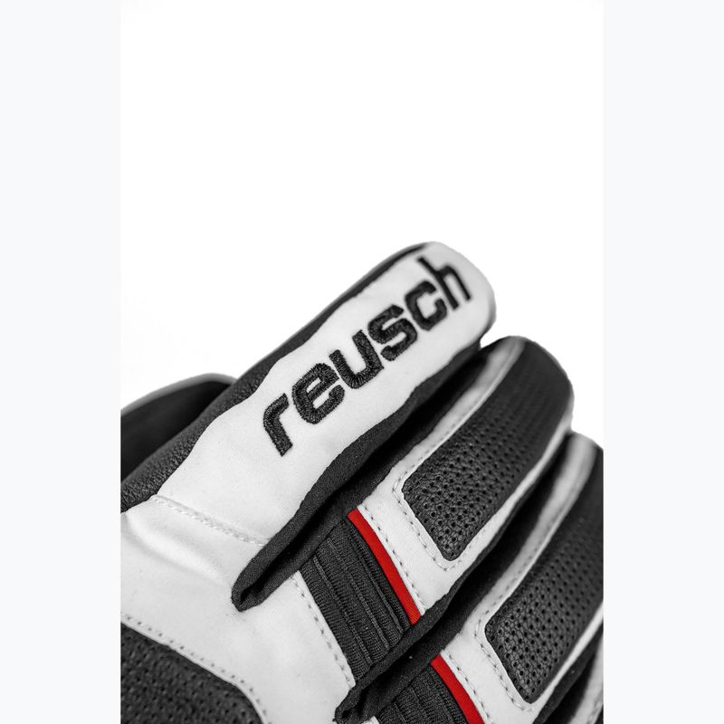 Mănuși de schi pentru bărbați  Reusch Thunder R-Tex XT black/white/fire red 5