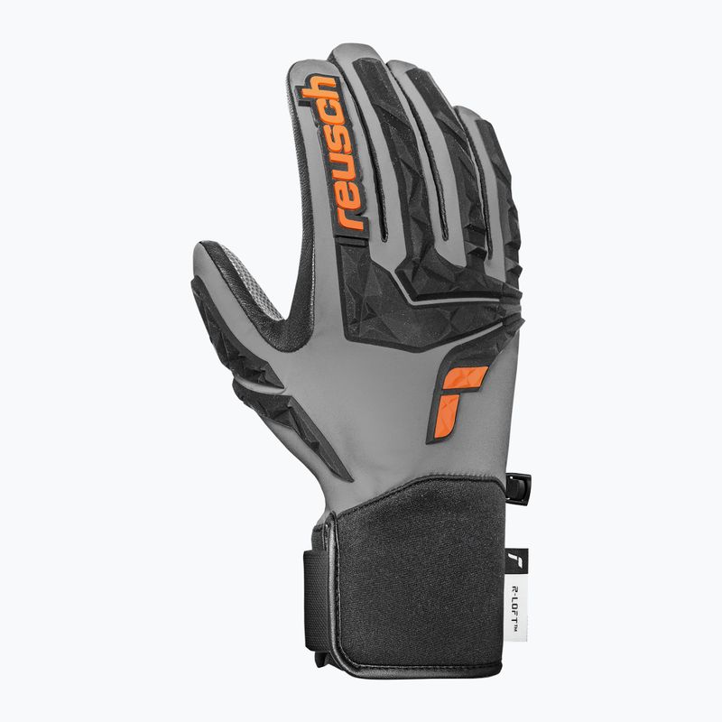 Mănuși de schi pentru bărbați Reusch Ultra steel grey / black / shoc 3