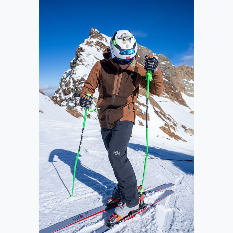 Mănuși de schi pentru bărbați Reusch Ultra steel grey / black / shoc 11