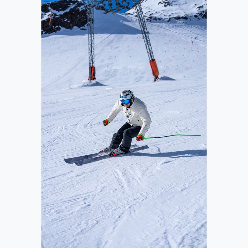 Mănuși de schi pentru bărbați Reusch Ultra black/fluo red 6