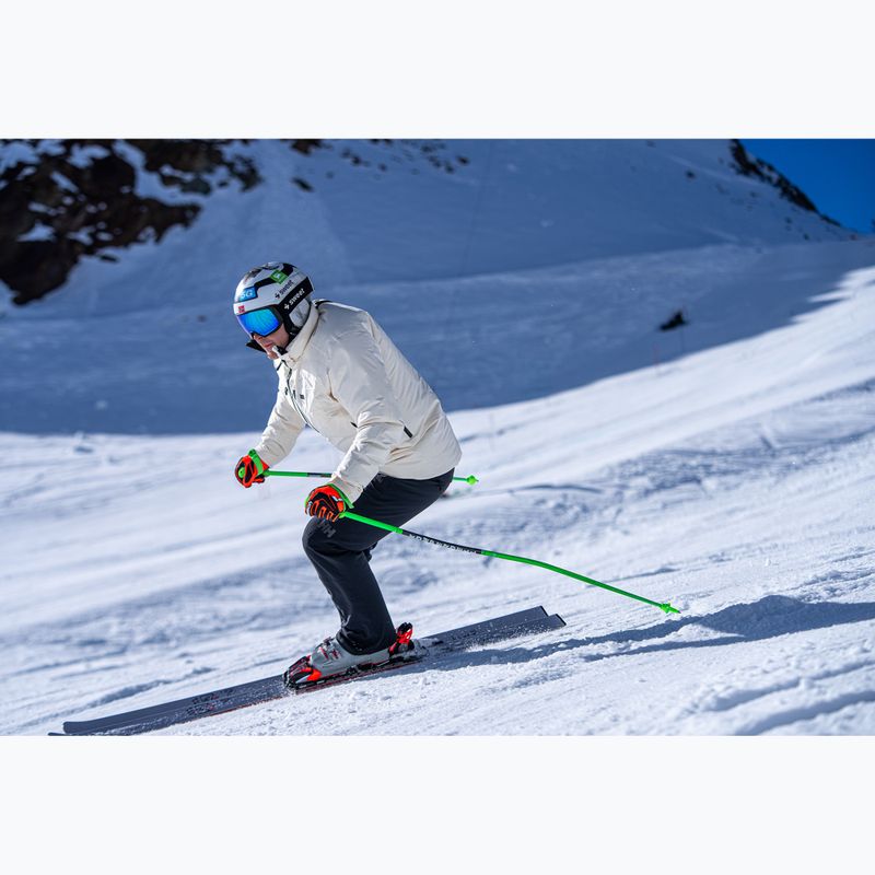 Mănuși de schi pentru bărbați Reusch Ultra black/fluo red 8