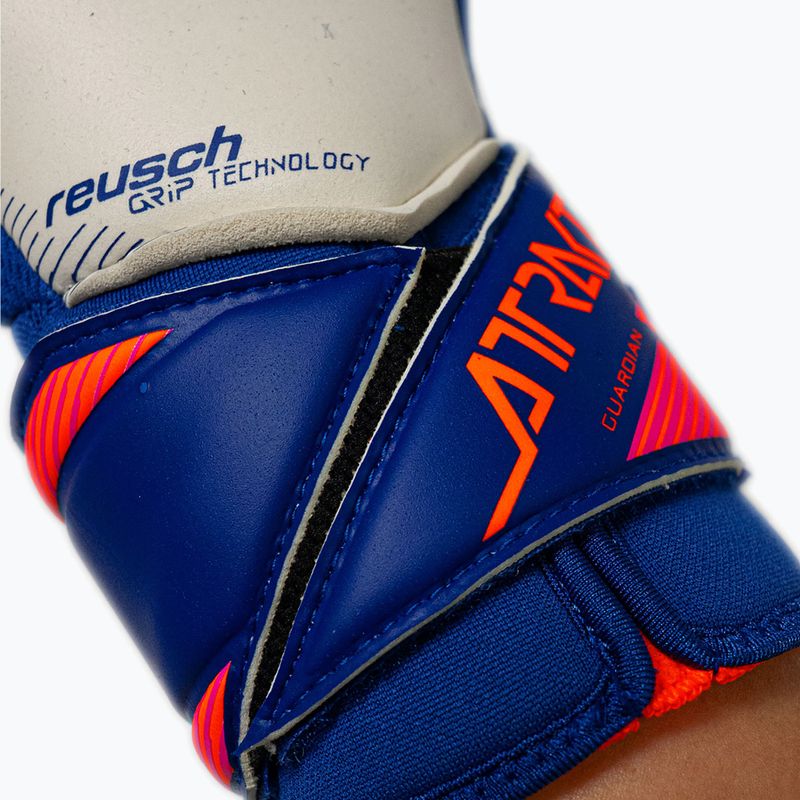 Mănuși de portar Reusch Attrakt Gold X Guardian sharp blue/white/shocking orange 8