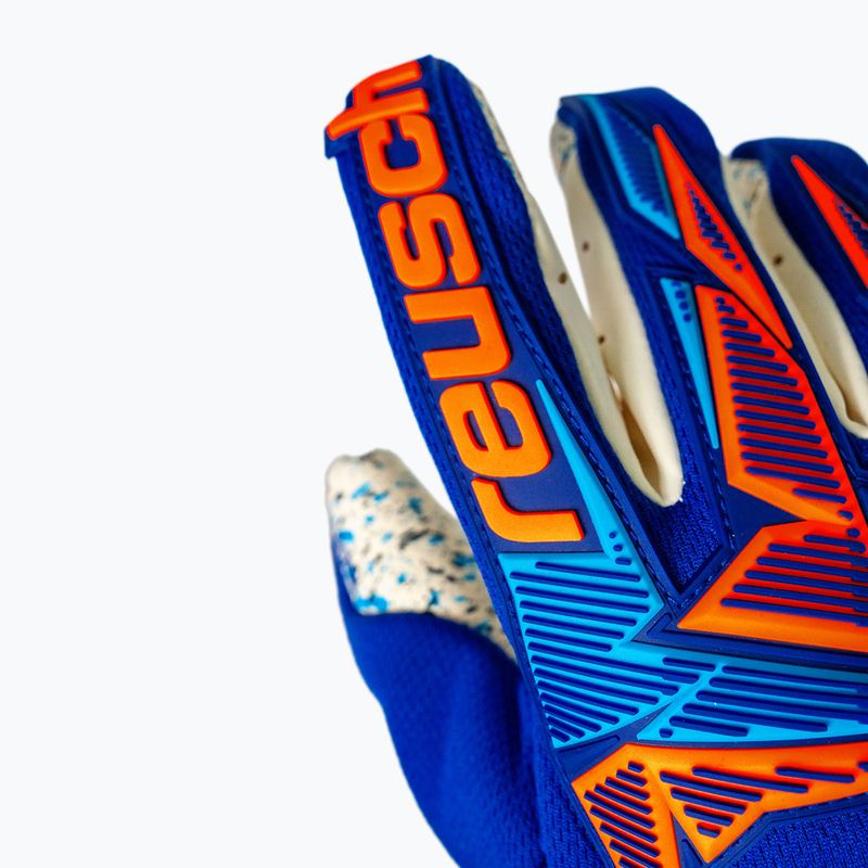 Mănuși de portar Reusch Attrakt Freegel Fusion Goaliator sharp blue/shocking orange 5