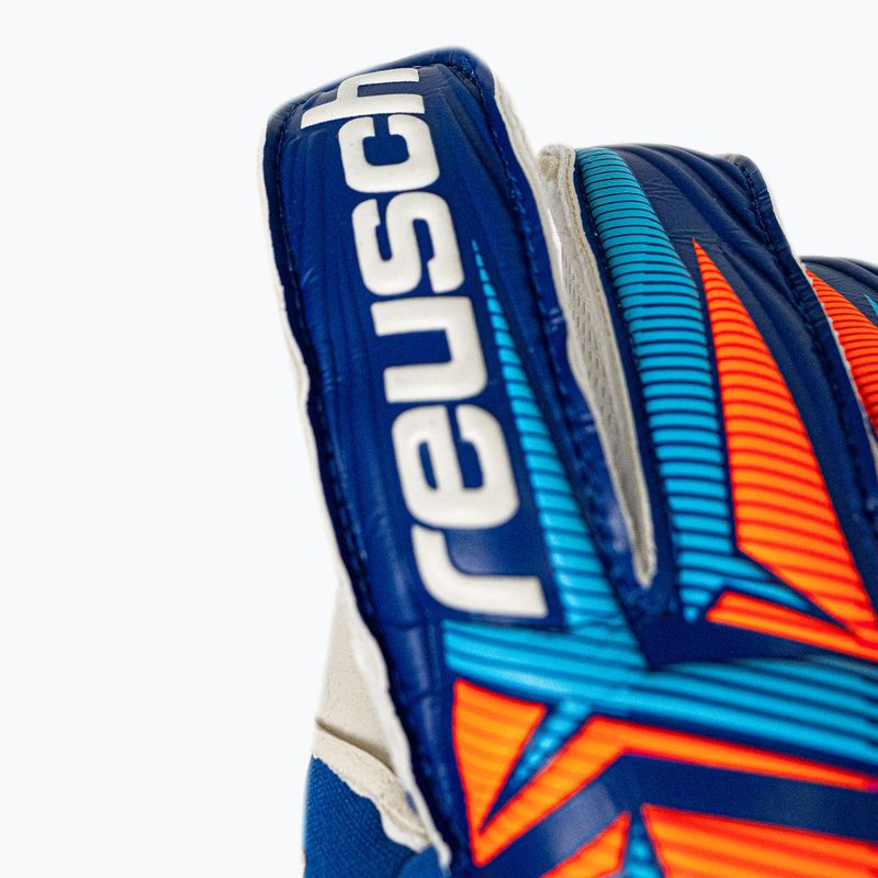 Mănuși de portar Reusch Attrakt Duo Evolution sharp blue/white/shocking orange 6