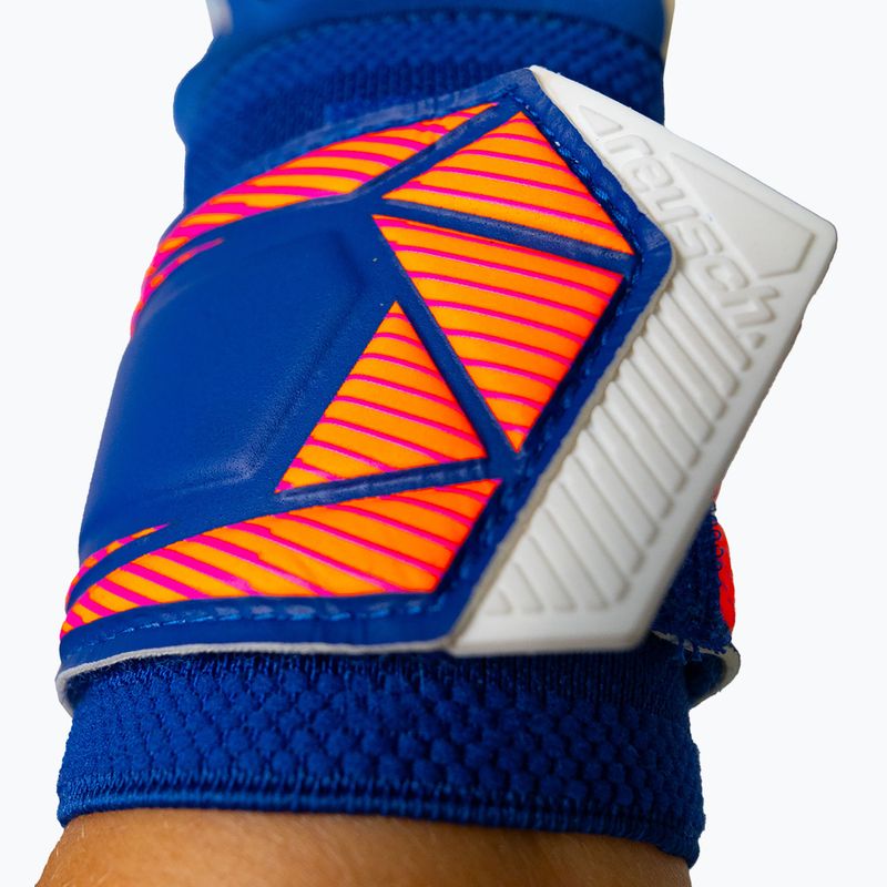 Mănuși de portar Reusch Attrakt Duo Evolution sharp blue/white/shocking orange 7