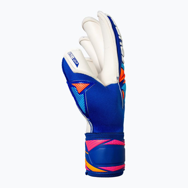 Mănuși de portar Reusch Attrakt Gold X Roll Finger sharp blue/white/shocking orange 4