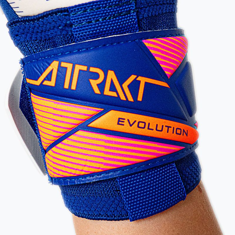 Mănuși de portar Reusch Attrakt Gold X Evolution sharp blue/white/shocking orange 7