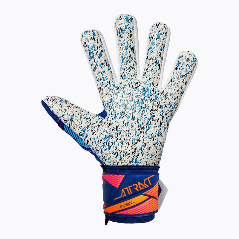 Mănuși de portar Reusch Attrakt Fusion NC sharp blue/white/shocking orange 3