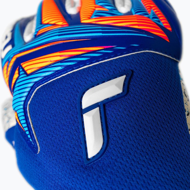 Mănuși de portar Reusch Attrakt Fusion NC sharp blue/white/shocking orange 5