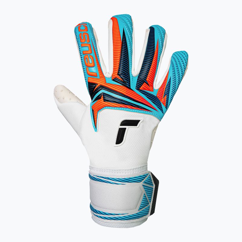Mănuși de portar Reusch Attrakt SpeedBump white/light blue 2