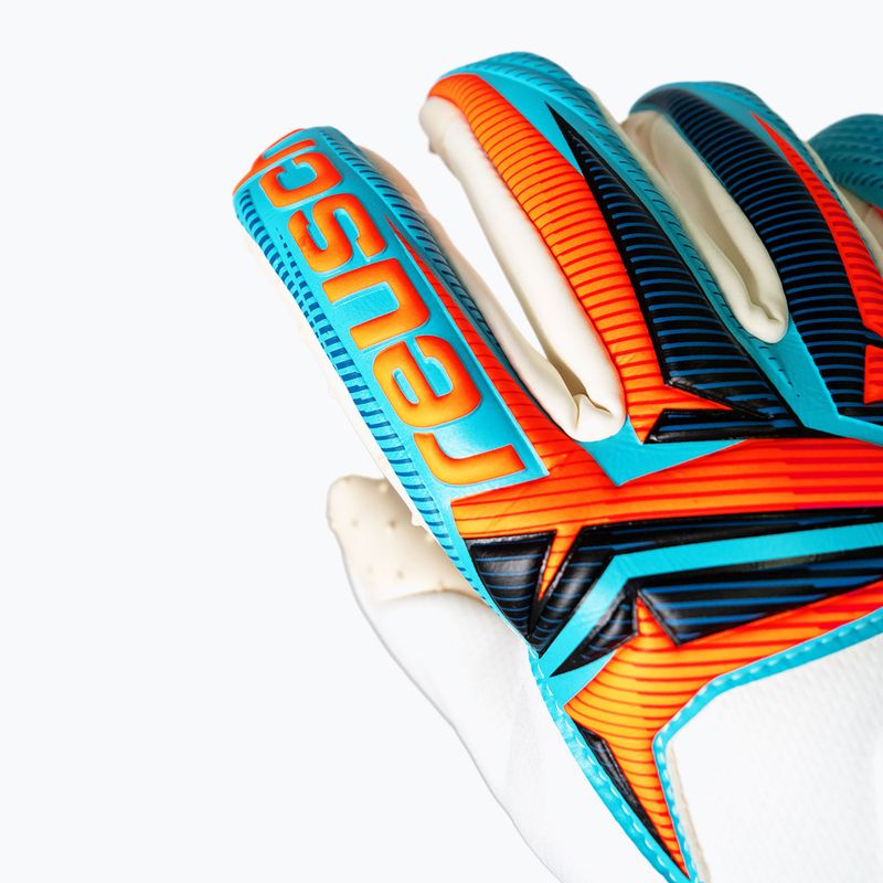 Mănuși de portar Reusch Attrakt SpeedBump white/light blue 6