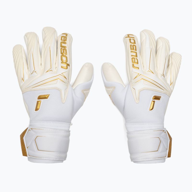 Mănuși de portar Reusch Attrakt AB1 Advance white/gold 2