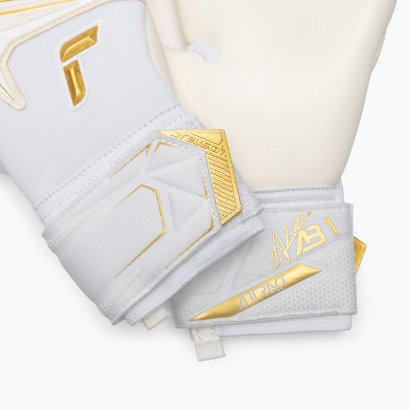 Mănuși de portar Reusch Attrakt AB1 Advance white/gold 5