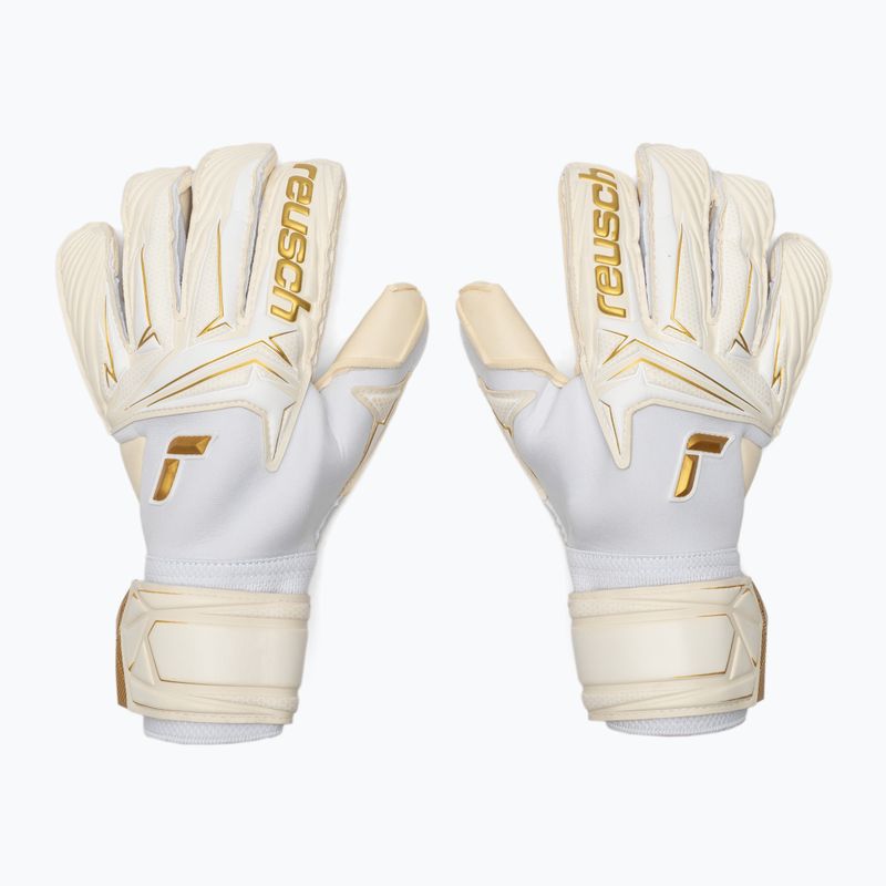 Mănuși de portar Reusch Attrakt AB1 Duo white/gold 2