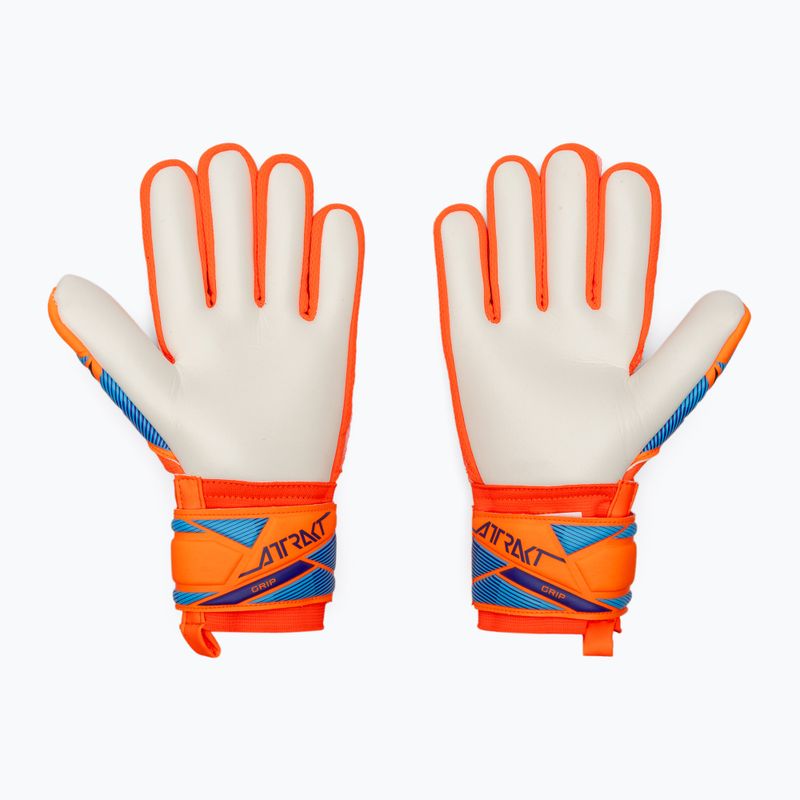Mănuși de portar pentru copii Reusch Attrakt Grip Junior shocking orange/blue 3