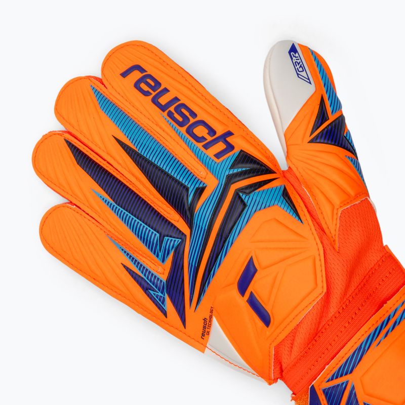 Mănuși de portar pentru copii Reusch Attrakt Grip Junior shocking orange/blue 4