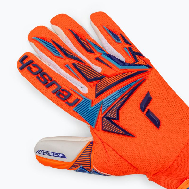 Mănuși de portar pentru copii Reusch Attrakt Freegel Advance Junior shocking orange/blue 4