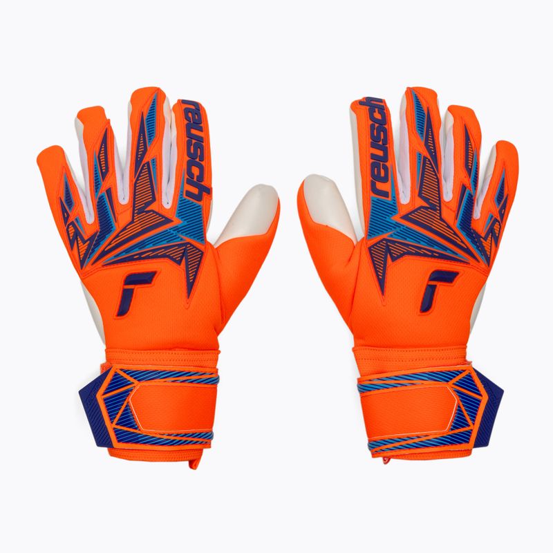 Mănuși de portar Reusch Attrakt Freegel Advance shocking orange/blue 2