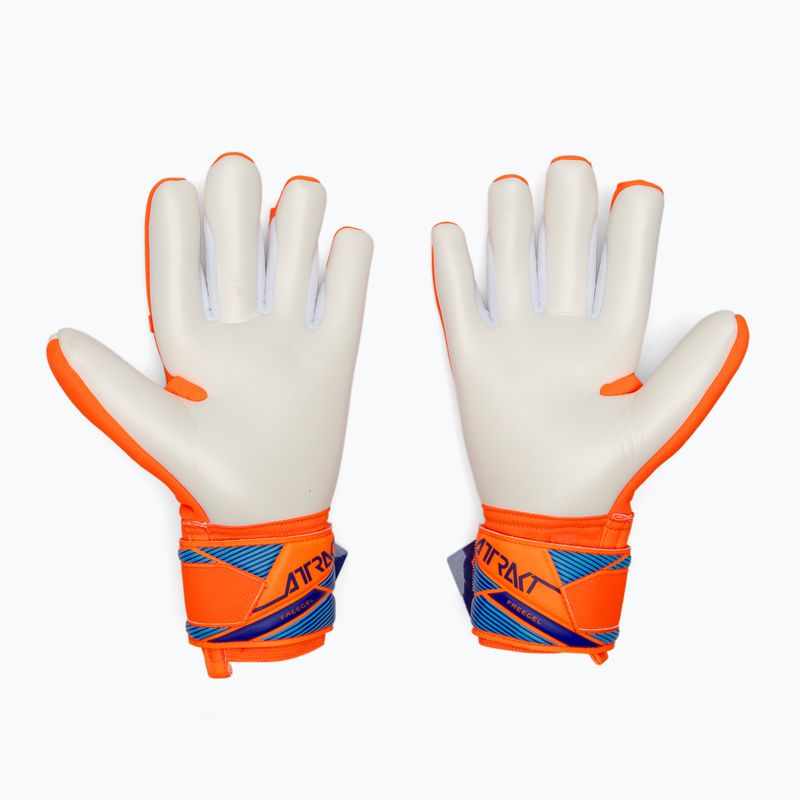 Mănuși de portar Reusch Attrakt Freegel Advance shocking orange/blue 3
