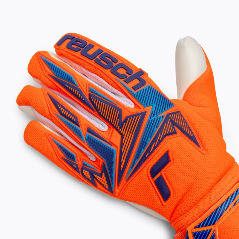 Mănuși de portar Reusch Attrakt Freegel Advance shocking orange/blue 4