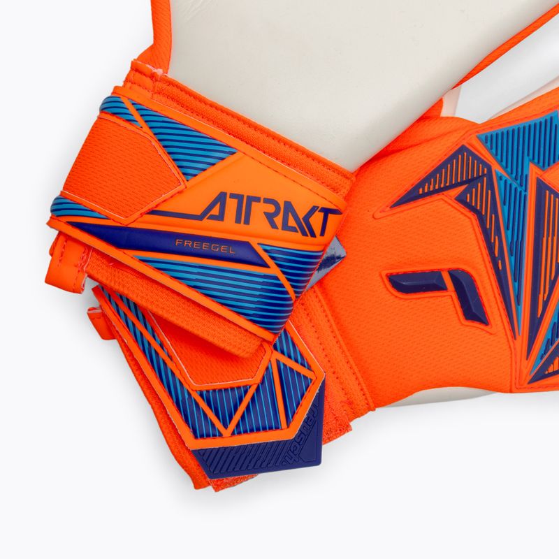 Mănuși de portar Reusch Attrakt Freegel Advance shocking orange/blue 5