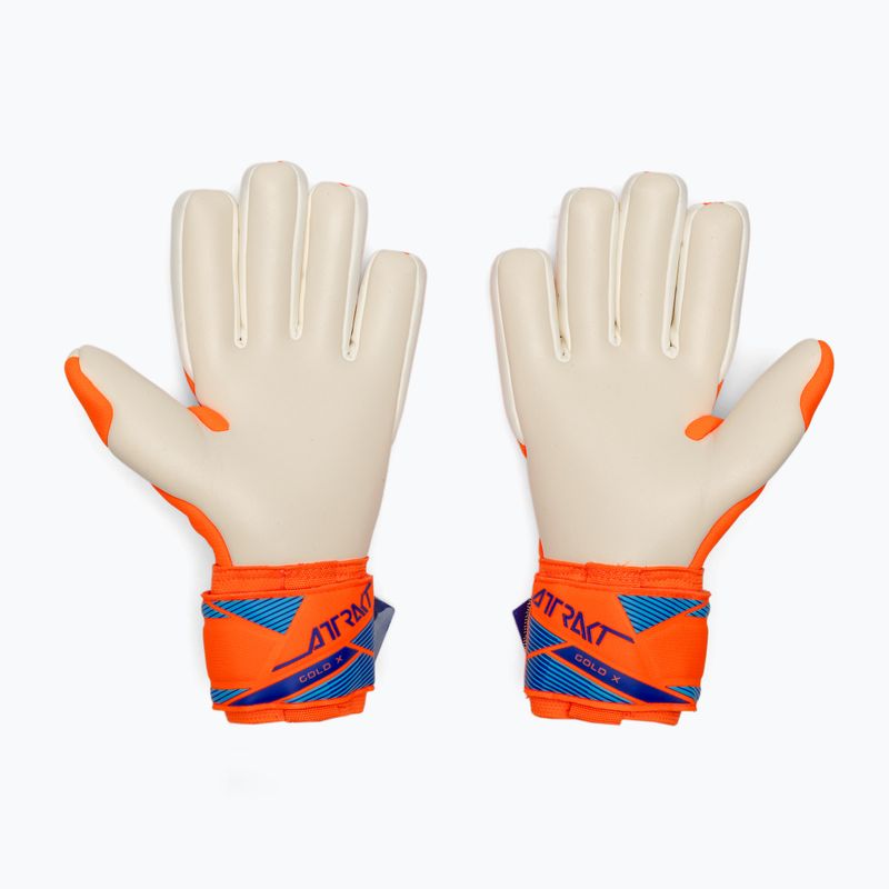 Mănuși de portar Reusch Attrakt Gold X NC shocking orange/blue 3