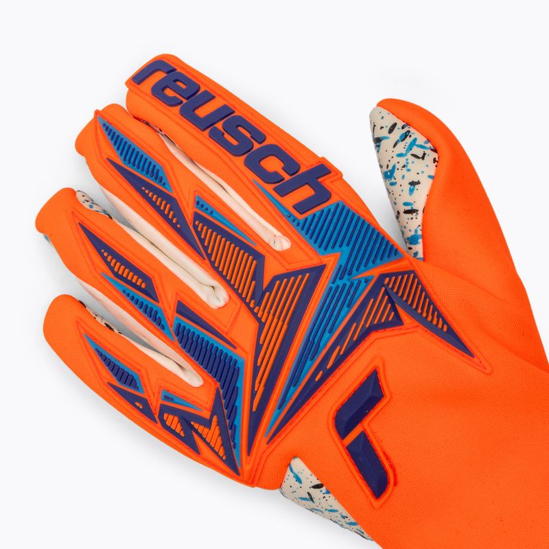 Mănuși de portar Reusch Attrakt Freegel Fusion shocking orange/blue 4