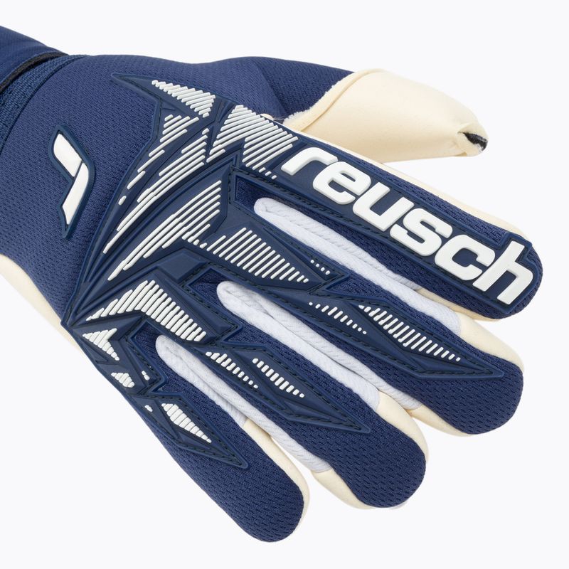 Mănuși de portar Reusch Attrakt Freegel Gold X Finger Support Junior premium blue/white 4