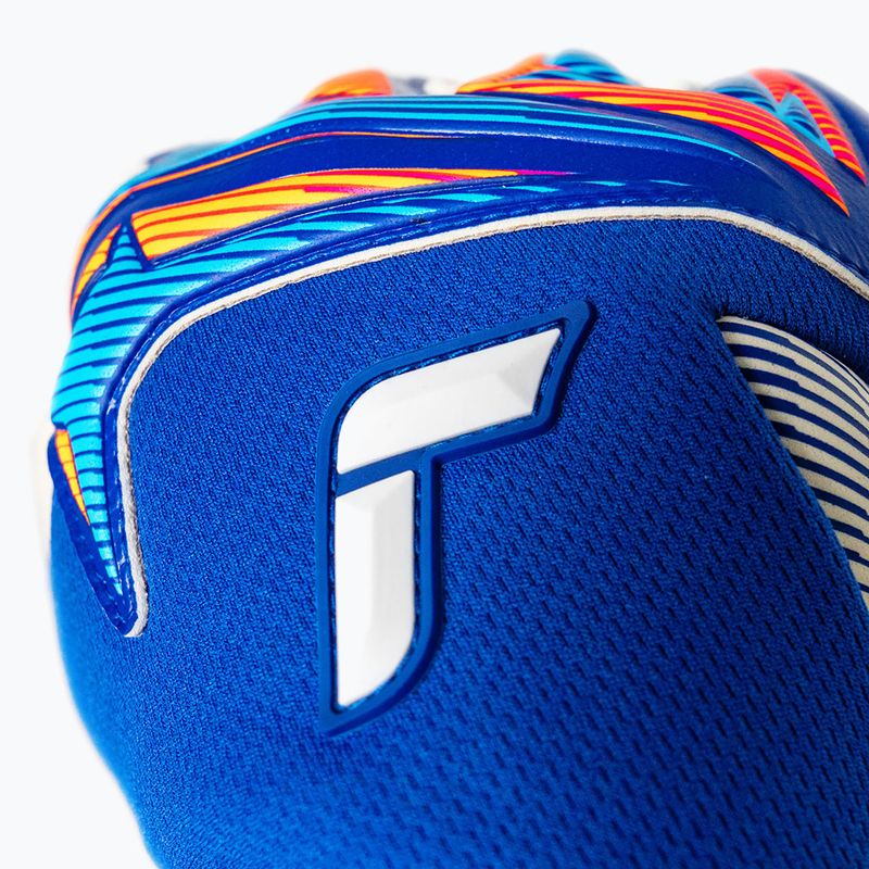 Mănuși de portar Reusch Attrakt Gold X NC sharp blue/white/shocking orange 5