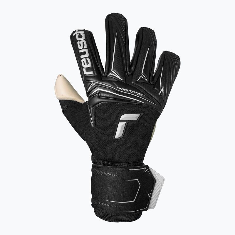 Mănuși de portar Reusch Attrakt Gold X NC Finger Support black/white 2