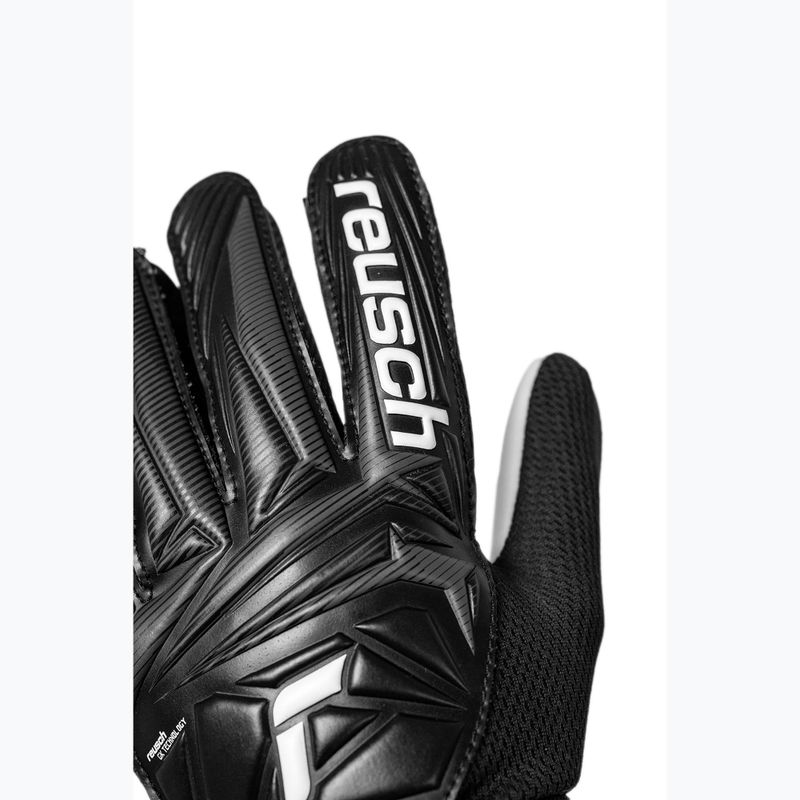 Mănuși de portar pentru copii Reusch Attrakt Starter Solid Junior 5672514 black 5