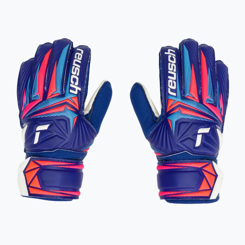 Mănuși de portar pentru copii Reusch Attrakt Solid Junior sharp blue/white/shocking orange 2