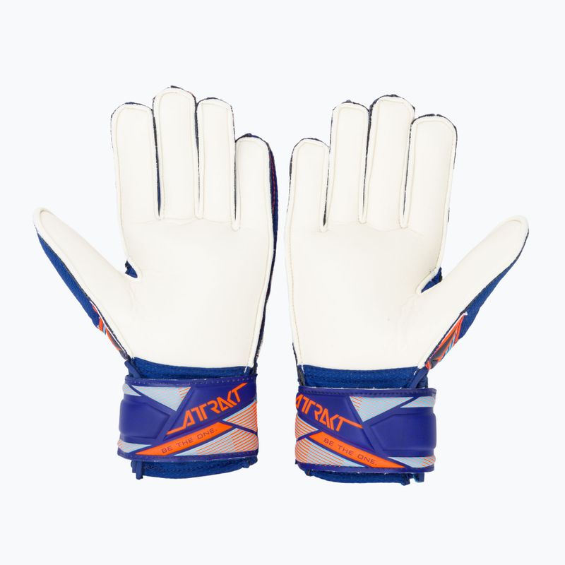 Mănuși de portar pentru copii Reusch Attrakt Solid Junior sharp blue/shocking orange 3