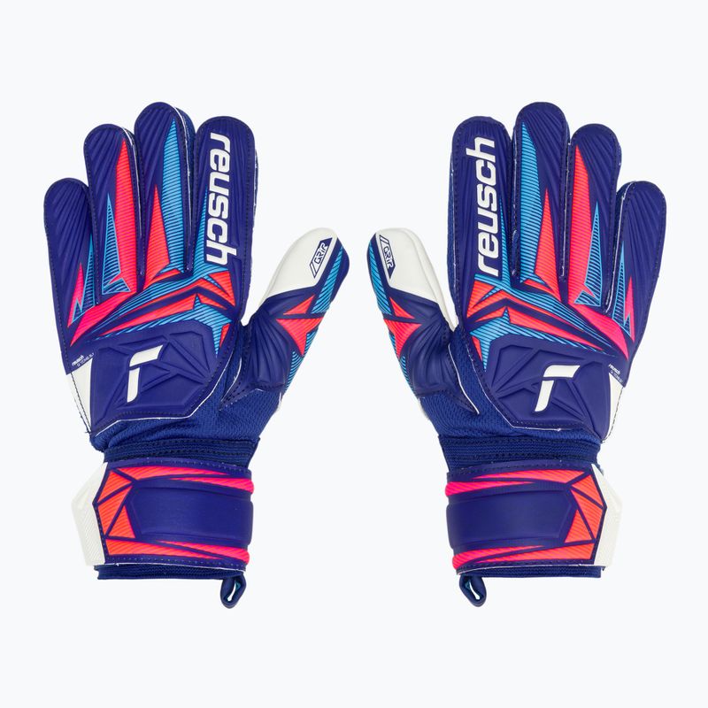Mănuși de portar pentru copii Reusch Attrakt Grip Junior sharp blue/white/shocking orange 2