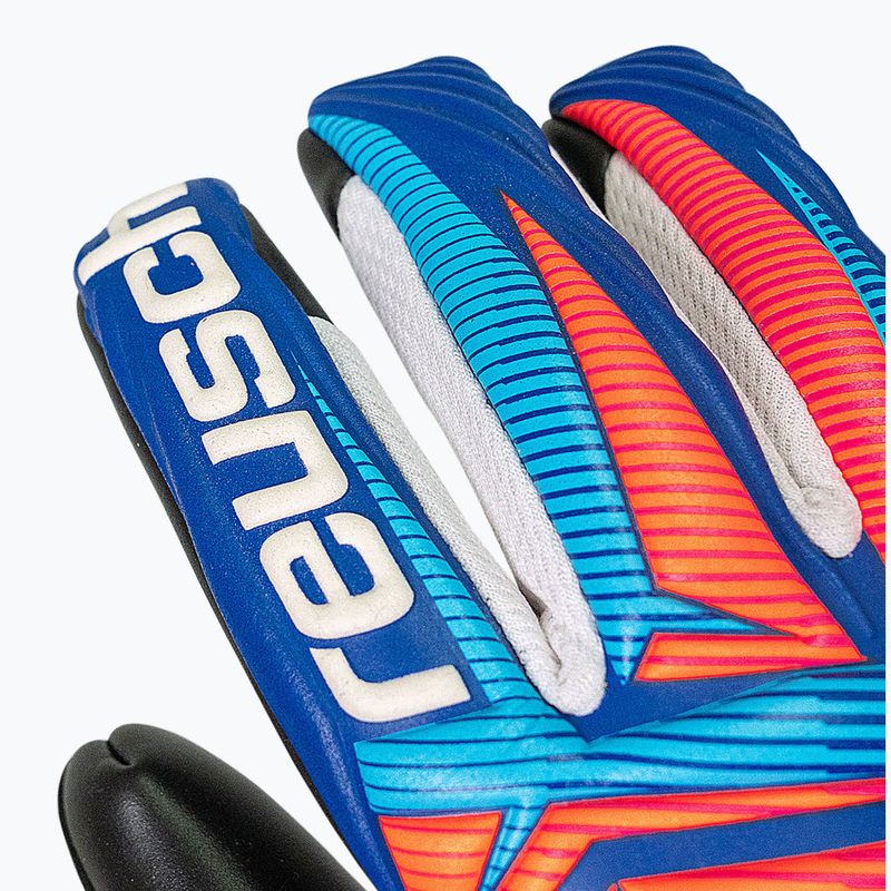 Mănuși de portar Reusch Attrakt Infinity Evolution NC sharp blue/shocking orange/black 5
