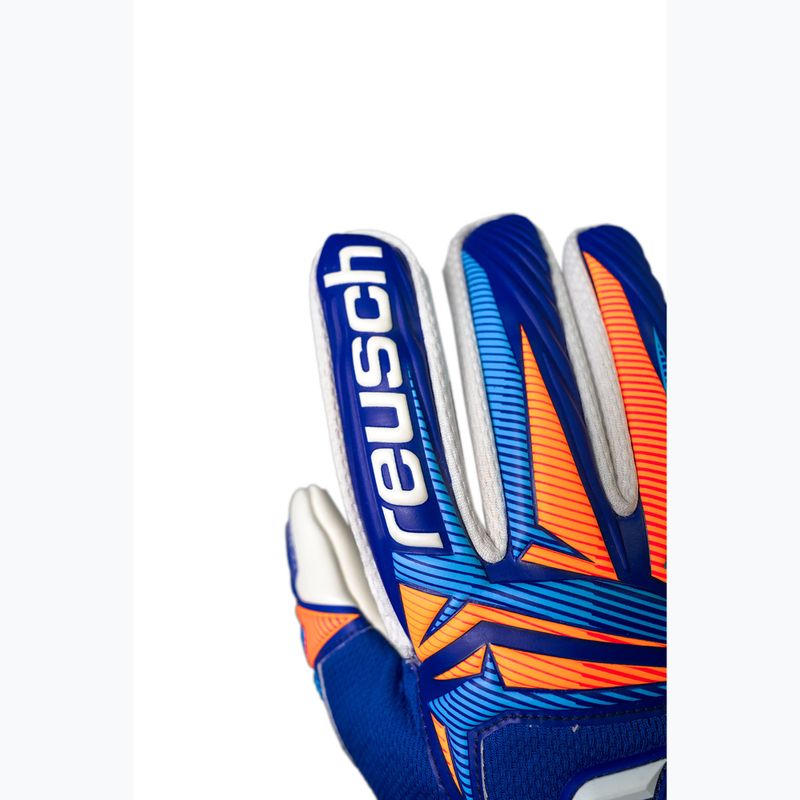 Mănuși de portar Reusch Attrakt Advance sharp blue/white/shocking orange 6