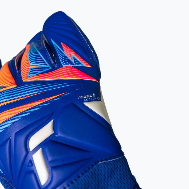 Mănuși de portar Reusch Attrakt Grip sharp blue/white/shocking orange 6
