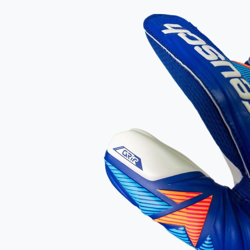 Mănuși de portar Reusch Attrakt Grip sharp blue/white/shocking orange 8